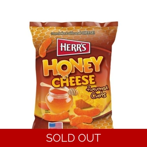 Herr's Honey Cheese Flavoured Curls - 28.4g Packet